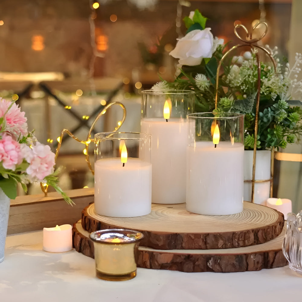 Ethereal 3D Flameless Candle | 3pcs Set