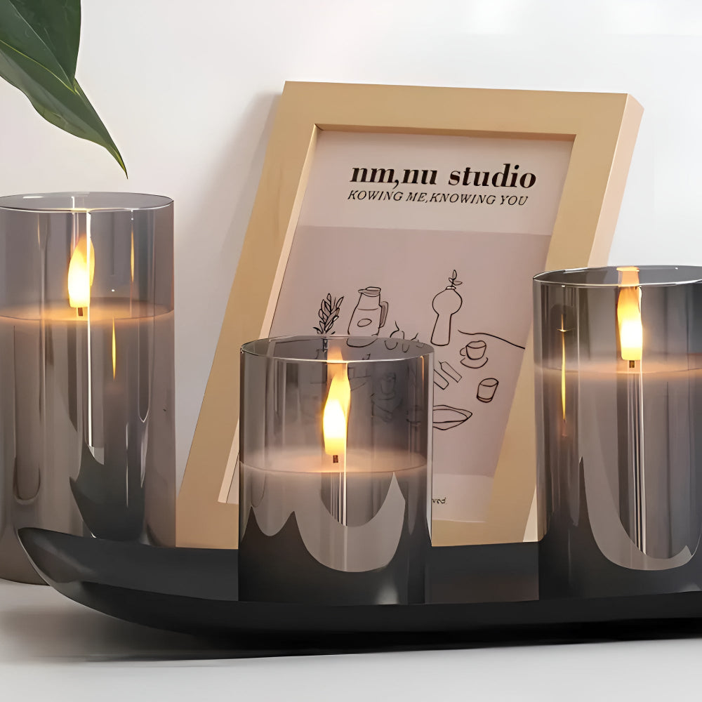 Ethereal 3D Flameless Candle | 3pcs Set