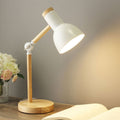 Nordic Iron Wood LED Table Lamp