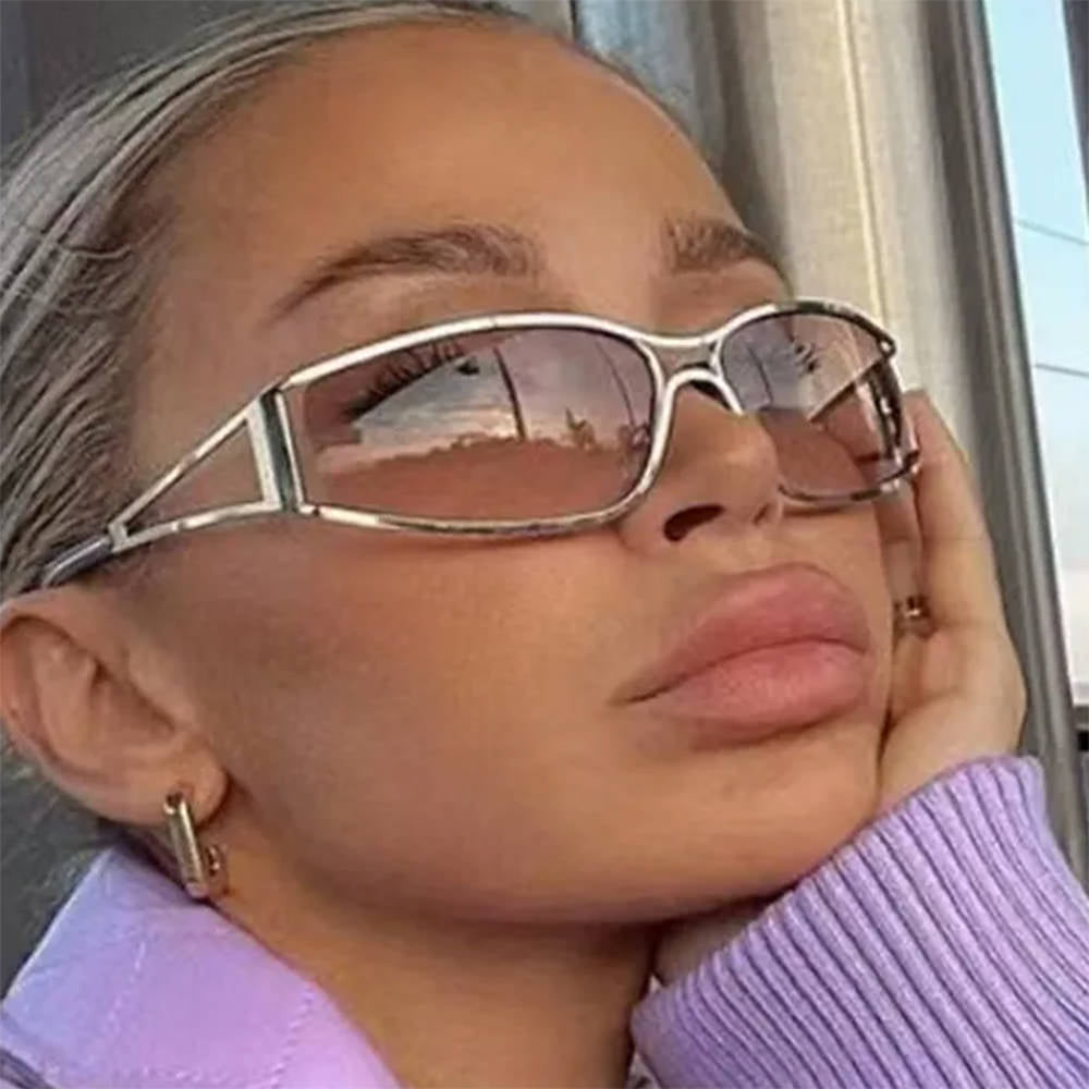 Angular Wrap Sunglasses